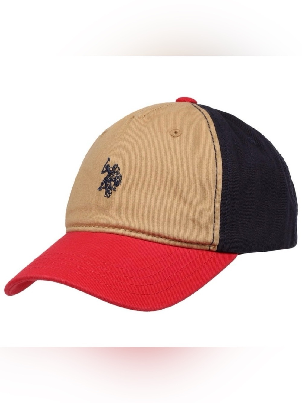 U.S. Polo Association Kids Baseball Cap, Tan, One Size Fits Most